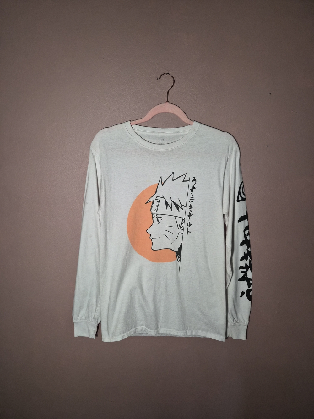Naruto Shippuden Tshirt Shirt T Shirt Top Tee Long Sleeve Size Small S Unisex